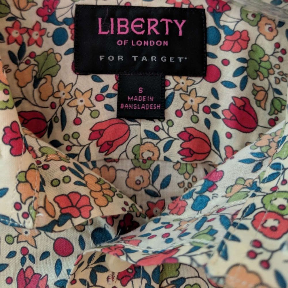 NWT- Liberty of London- Mens Long Sleeve Shirt